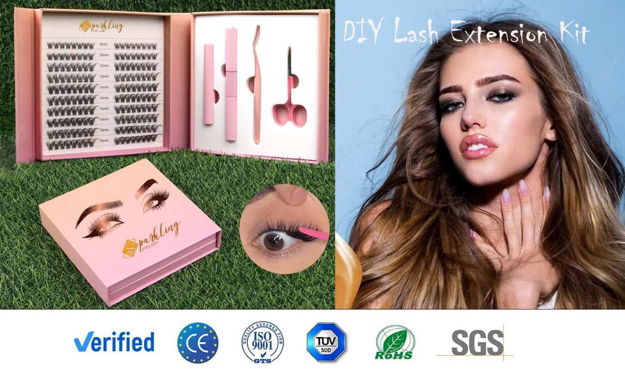 စက်ရုံစျေးနှုန်းဖြင့် DIY Lash Cluster Kit ဖြင့် ပြီးပြည့်စုံသောအသွင်အပြင်ကို ရယူလိုက်ပါ။