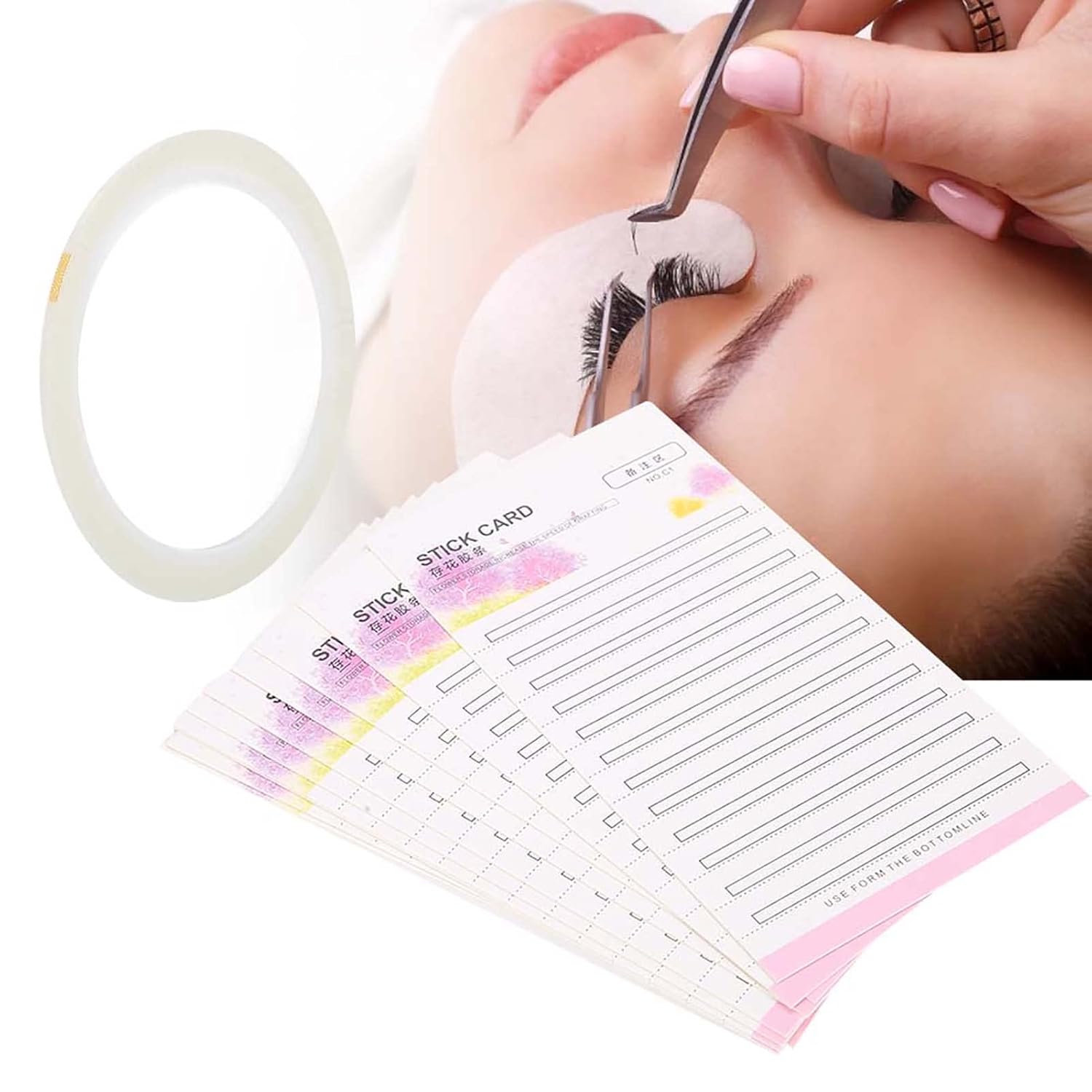 False Eyelash Fans Paper Card - Lash Extension Storage အတွက် အကောင်းဆုံးဖြေရှင်းချက်