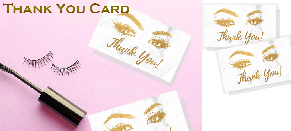 Lash Aftercare Extension တွင် Thank You Cards ၏ အရေးပါမှု