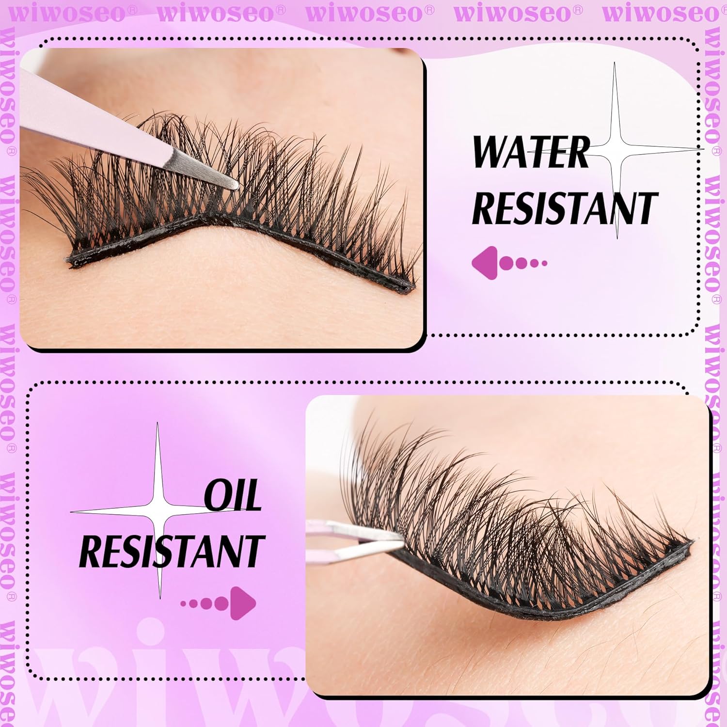 Pingdu Sparkling Eyelash® ၏ Self-Adhesive Wispy Fluffy Lashes ဖြင့် ပြီးပြည့်စုံသော အသွင်အပြင်ကို ရယူလိုက်ပါ။