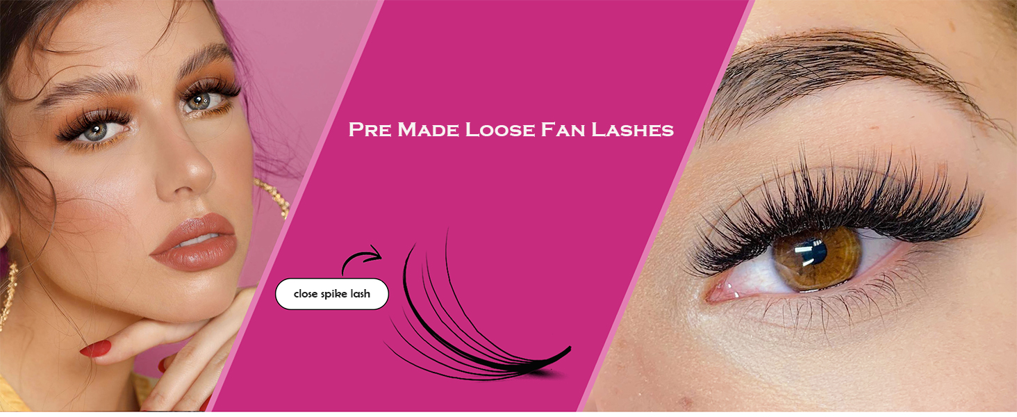 Premade Loose Fan Lashes- ဂိမ်းပြောင်းလဲခြင်းနည်းပညာ