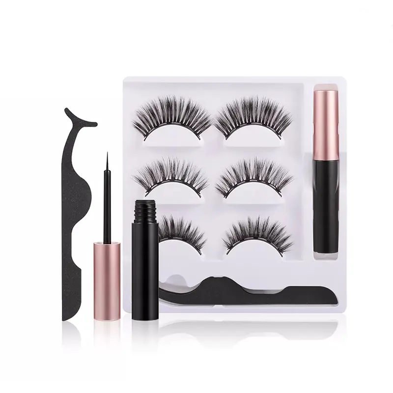 Magic Liner ပါသော သံလိုက်မျက်တောင်အတွဲ ၃ တွဲ