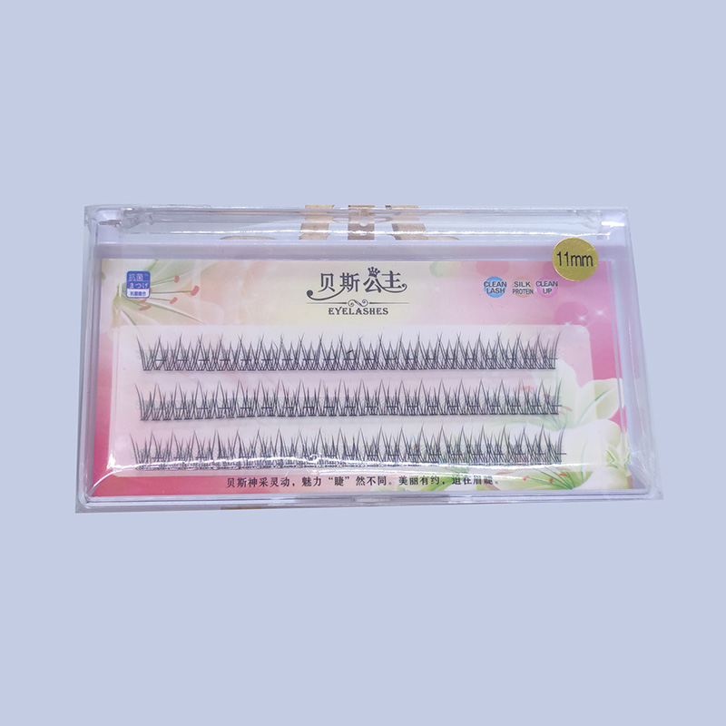 DIY Eyelash Extensions တစ်ဦးချင်း ငါးမြီးအစုအဝေး 10 မီလီမီတာ
