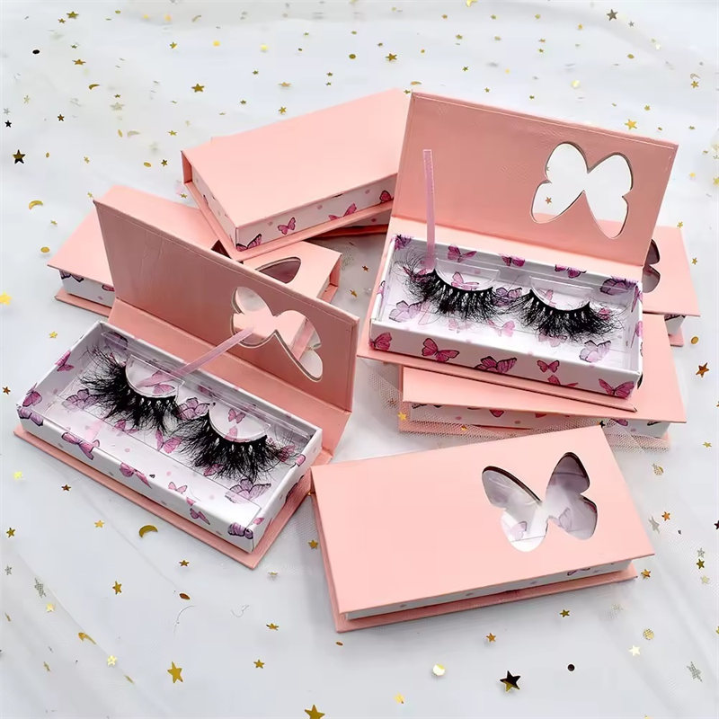 သဘာဝ C Curl နှင့် Dramatic D Curl ရှိ Mink Lashes