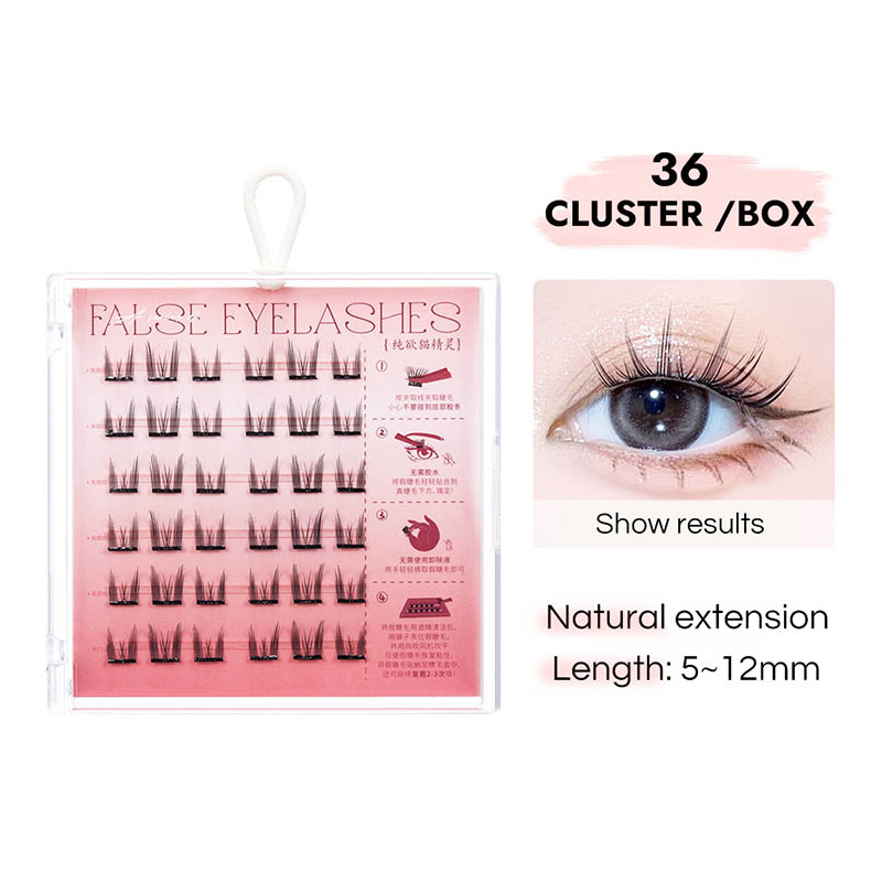 Pre-hued Cluster lash extensions kit ကိုနှိပ်ပါ