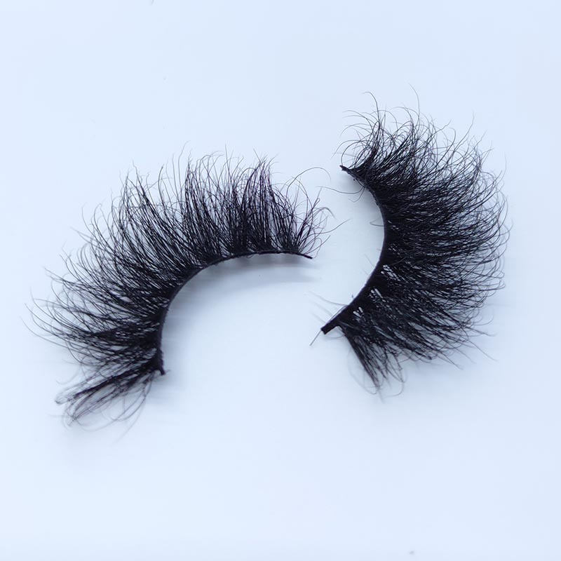 သန့်စင်သော mink မျက်တောင်များ လီလီ False Eyelashes Fluffy 8D Faux Lashes